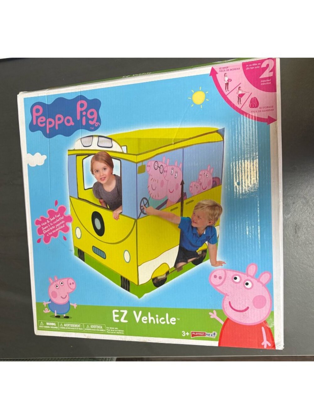 Playhut Peppa Pig EZ Vehicle Play Tent
